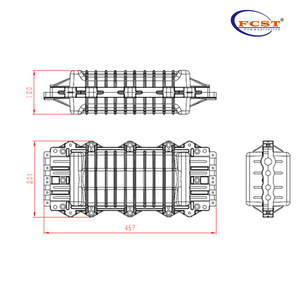 FCST01176 FIBER OPTIC SPPLICE CLOSURE