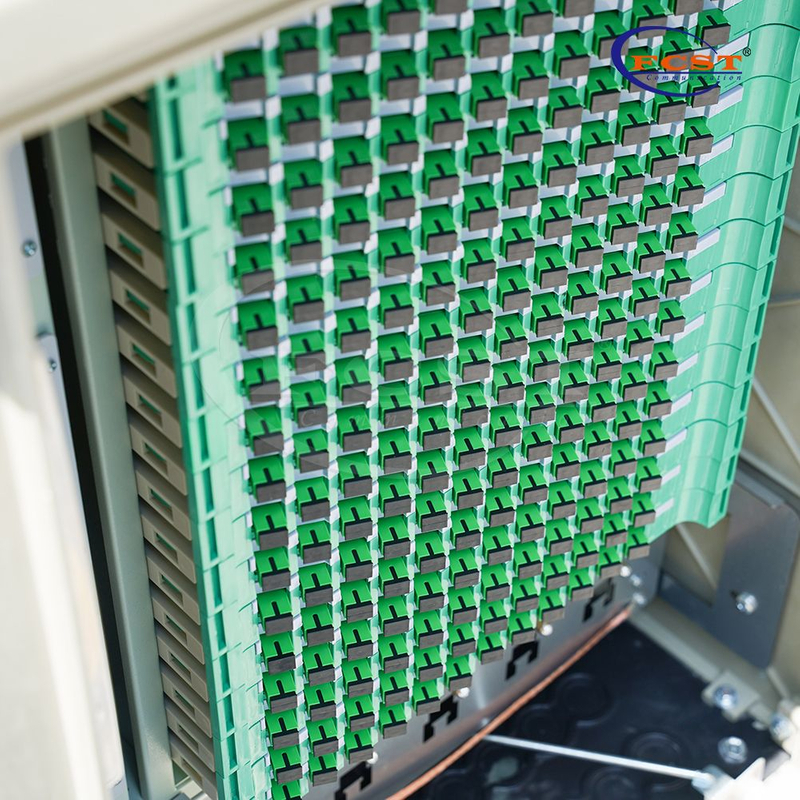 Armoire de distribution de fibre optique extérieure FCST03501 144 cœurs