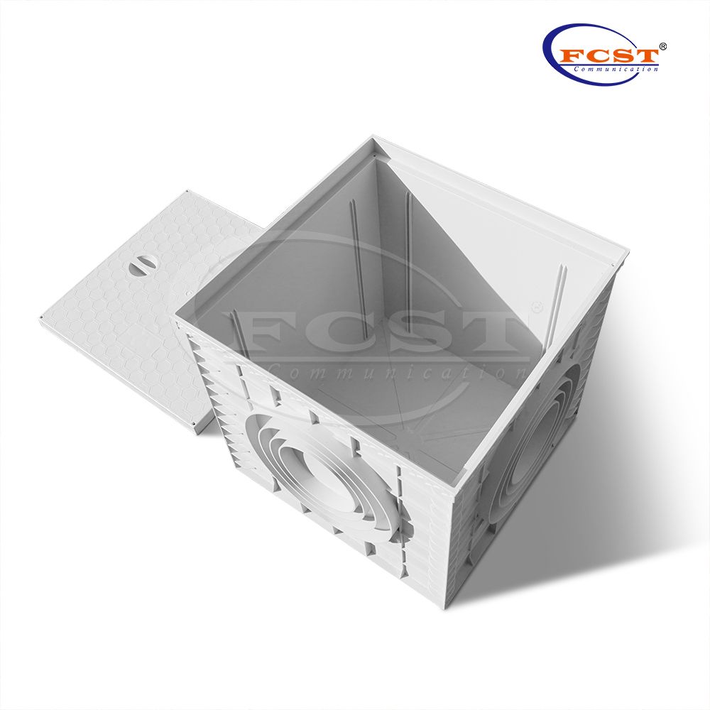 Fosse carrée de polypropylène de chambre d'accès de FCST-TH-SMC11-500 500*500*516 millimètres pour le système de drainage