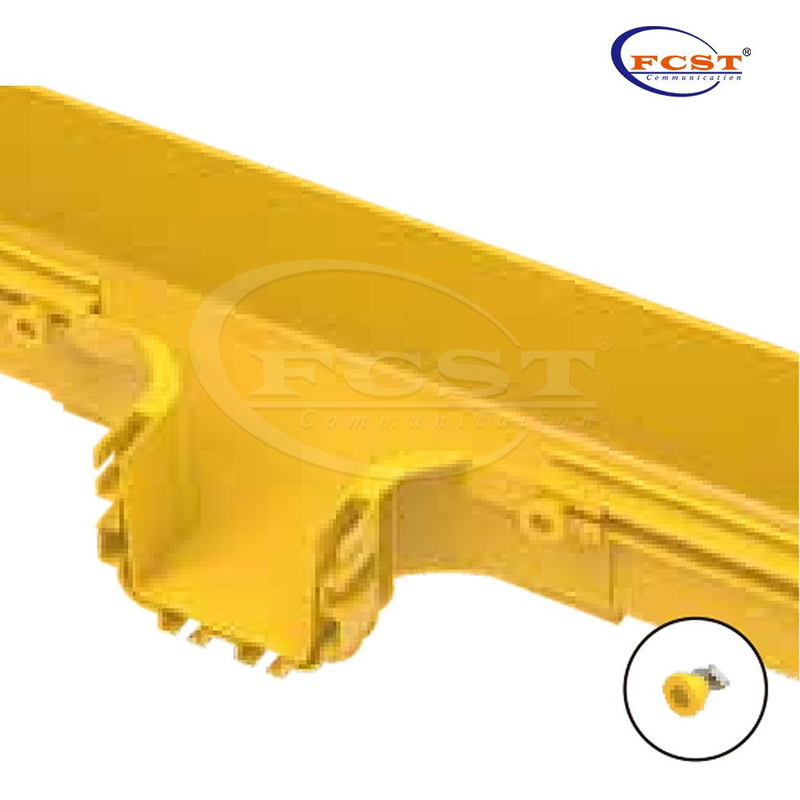 Té universel multidirectionnel réglable FCST-CR120-APP pour chemin de roulement en fibre de 120 mm