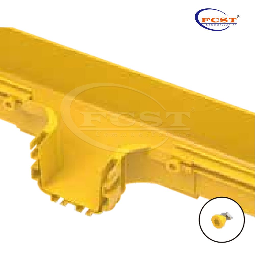 Té universel multidirectionnel réglable FCST-CR120-APP pour chemin de roulement en fibre de 120 mm