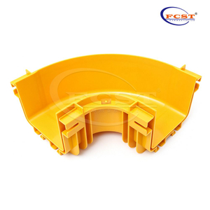 FCST-CR120-ELB90 Coude horizontal à 90° de 120 mm pour connecteur d'angle de chemin de câbles en fibre