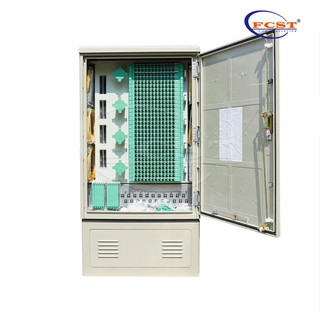 Armoire de Distribution de Fiber optique FCST03502, armoire ODN extérieure de grande capacité pour les réseaux de tronc et de Distribution FTTH